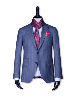 Ferruccio Milanesi men's silk scarf, luxury silk scarves for men, made to measure and bespoke men's accessories, image consulting in Vancouver BC, unique luxury men's clothing and accessories, Italian luxury men's store