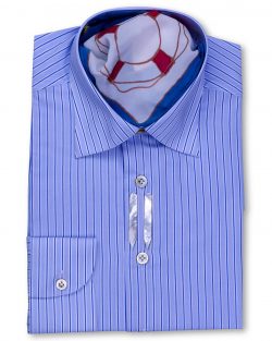 Ferruccio Milanesi Fancy-Striped Navy Blue Regular Fit Dress Shirt, the most luxurious fabrics, soft and light with high-density fabrics. Book your personal style advice and wardrobe consultation today with the Ferruccio Milanesi wardrobe and style advisory team.